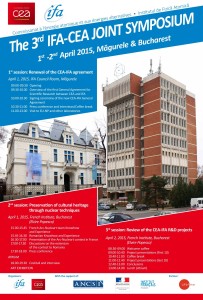 al treilea simpozion comun IFA-CEA, 1 și 2 aprilie, Bucureșt